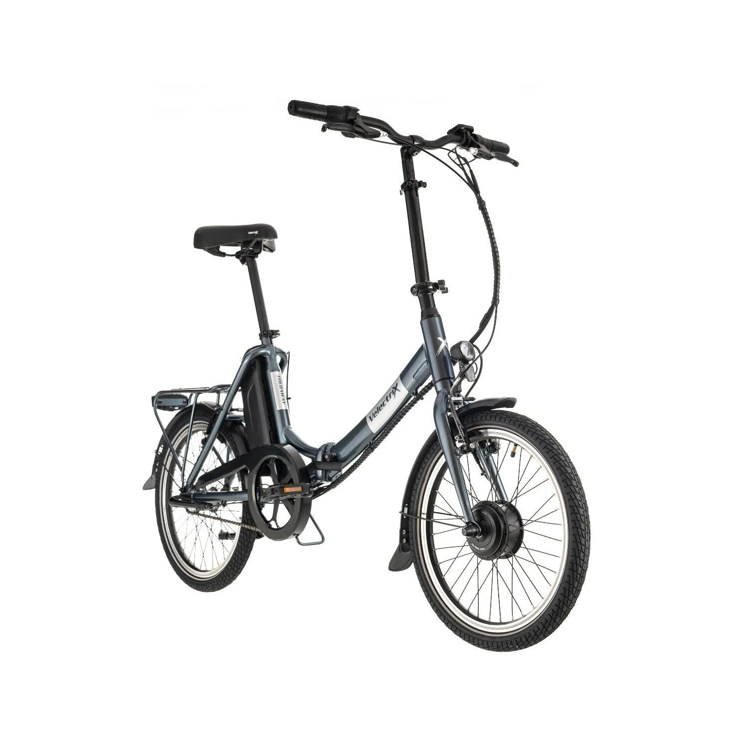 VelectriX Foldaway Electric Folding Bike Grey - Image 4