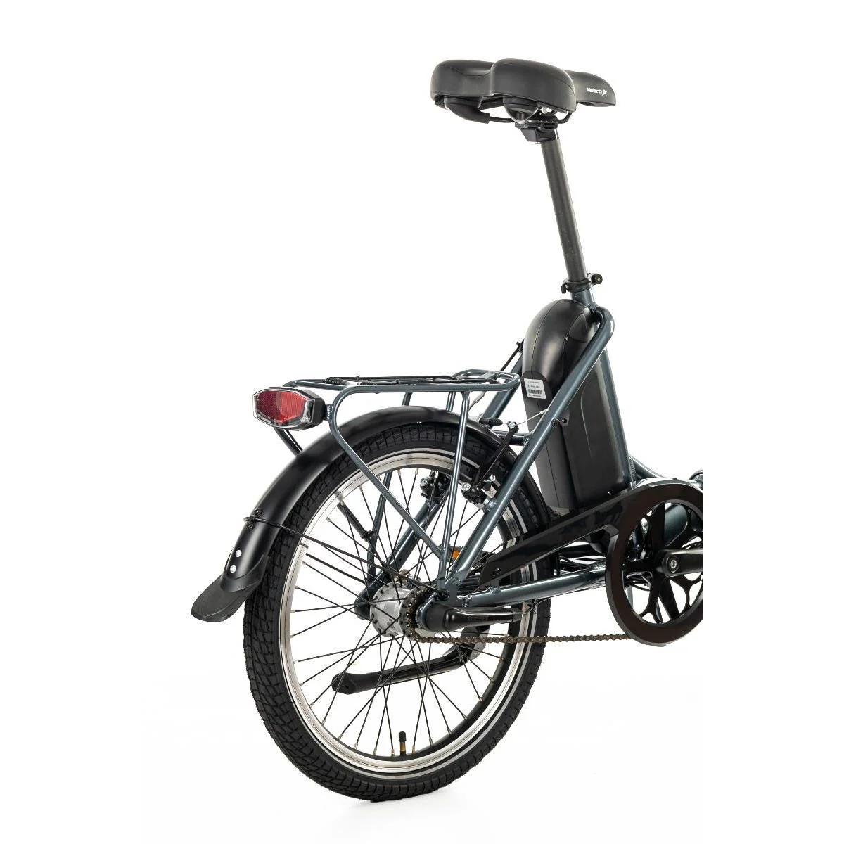 VelectriX Foldaway Electric Folding Bike Grey - Image 7