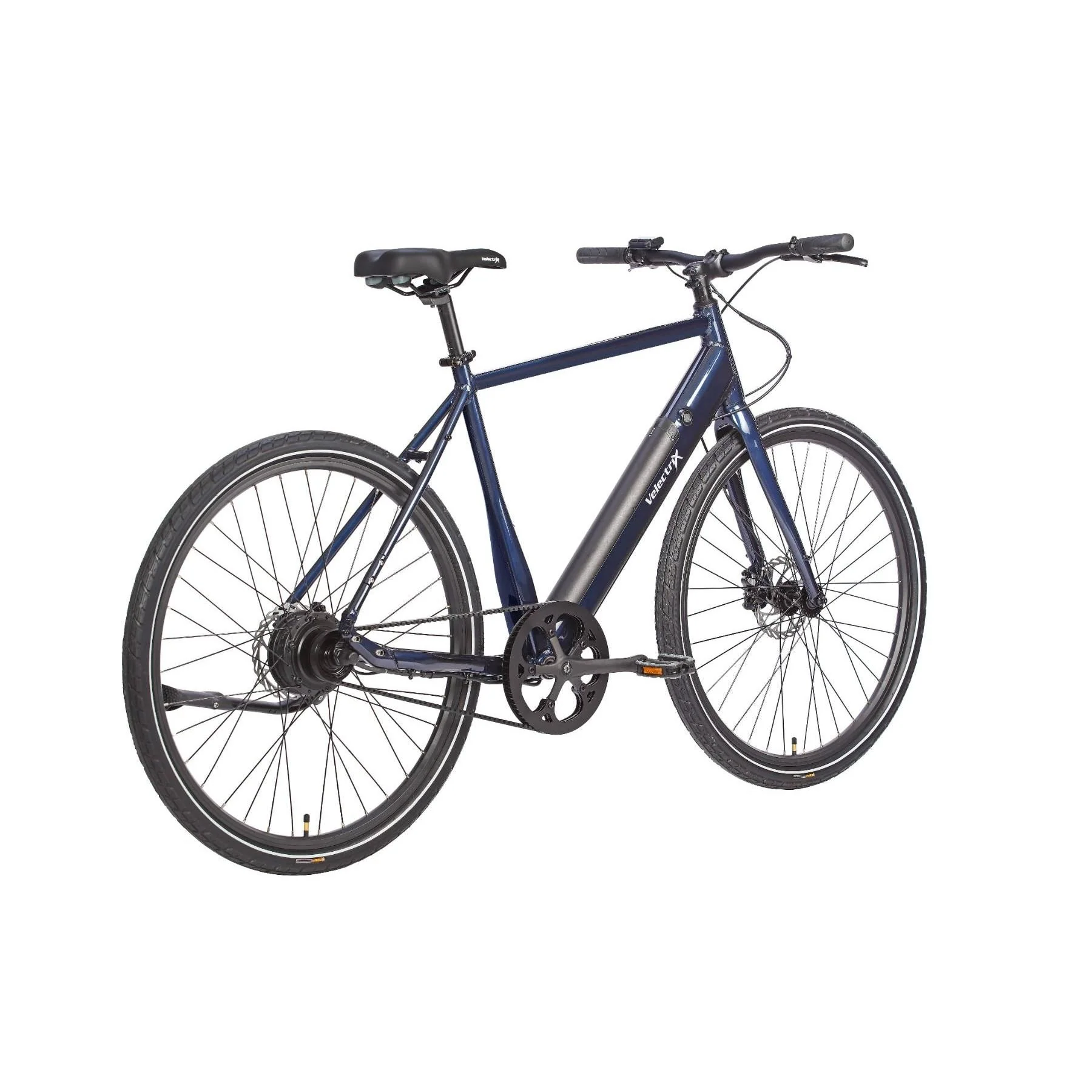 VelectriX Newtown Electric Hybrid Bike Blue - Image 2