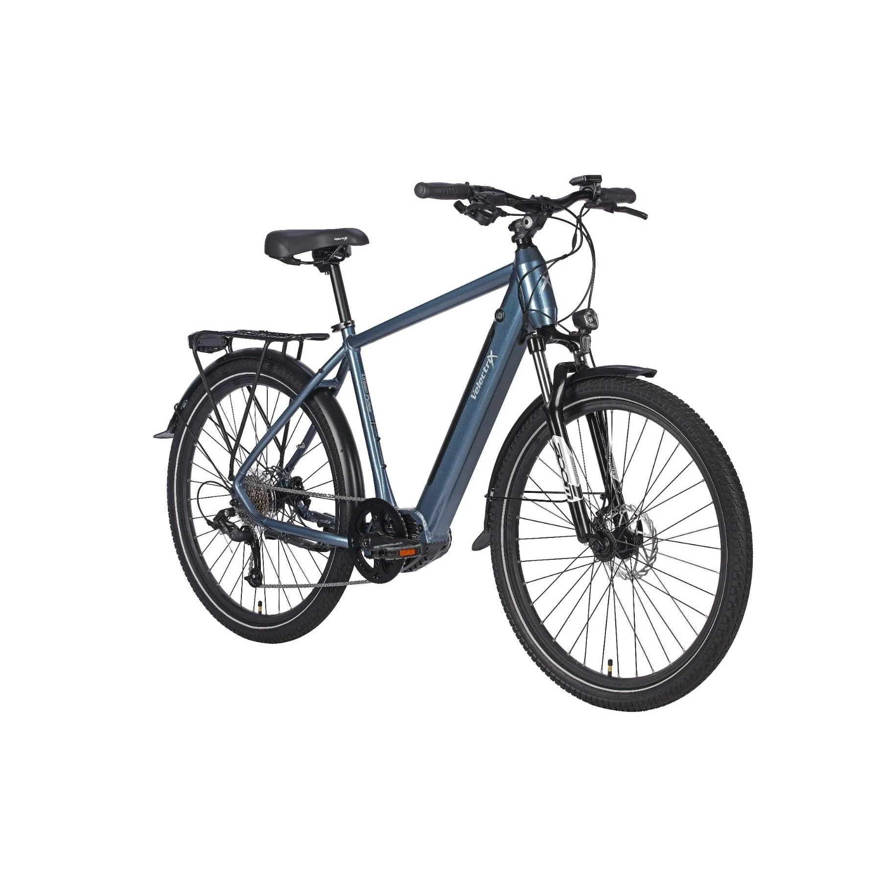 VelectriX Urban Pulse Electric Hybrid Bike Blue - Image 2