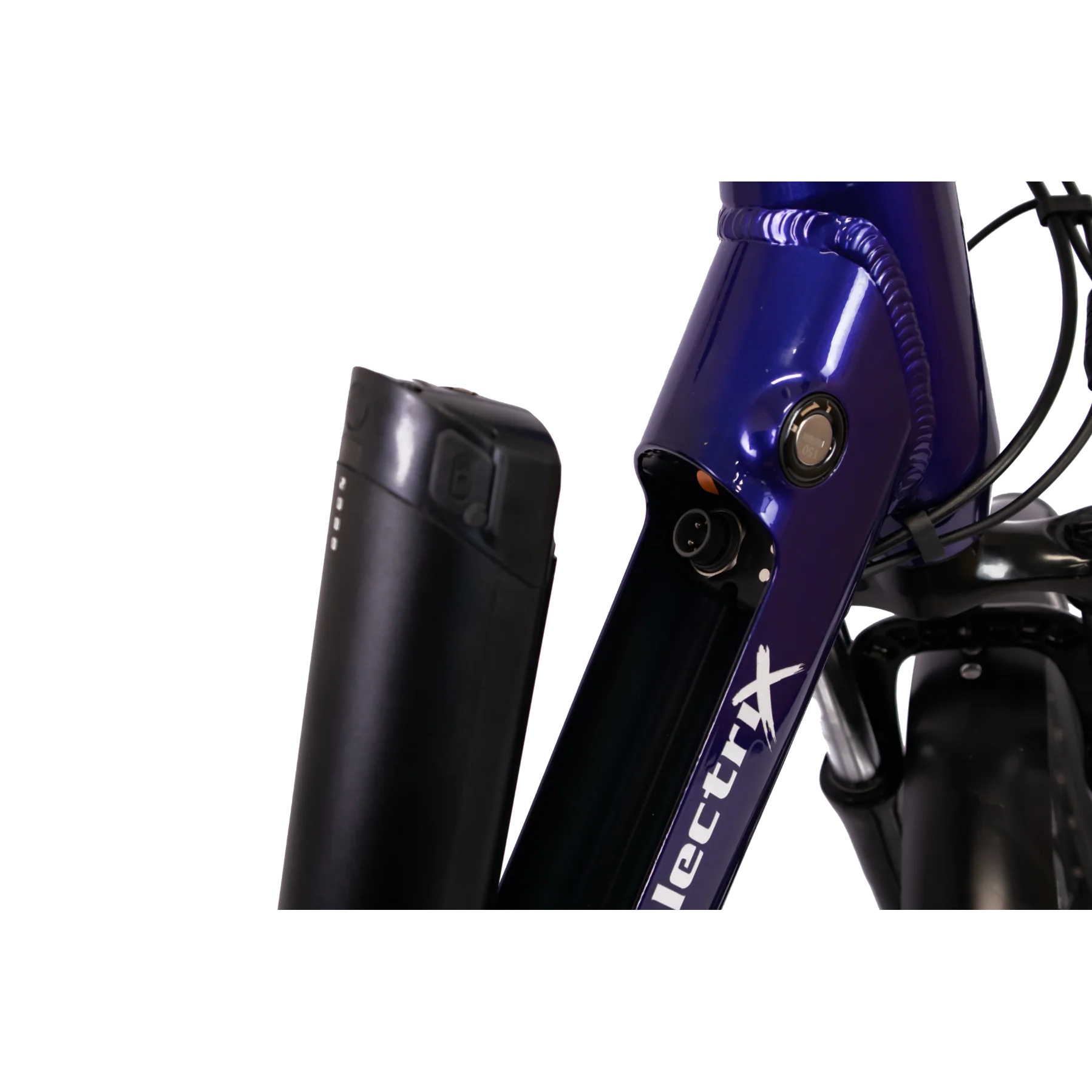 VelectriX Urban Pulse Step Through Electric Hybrid Bike Blue - Image 4