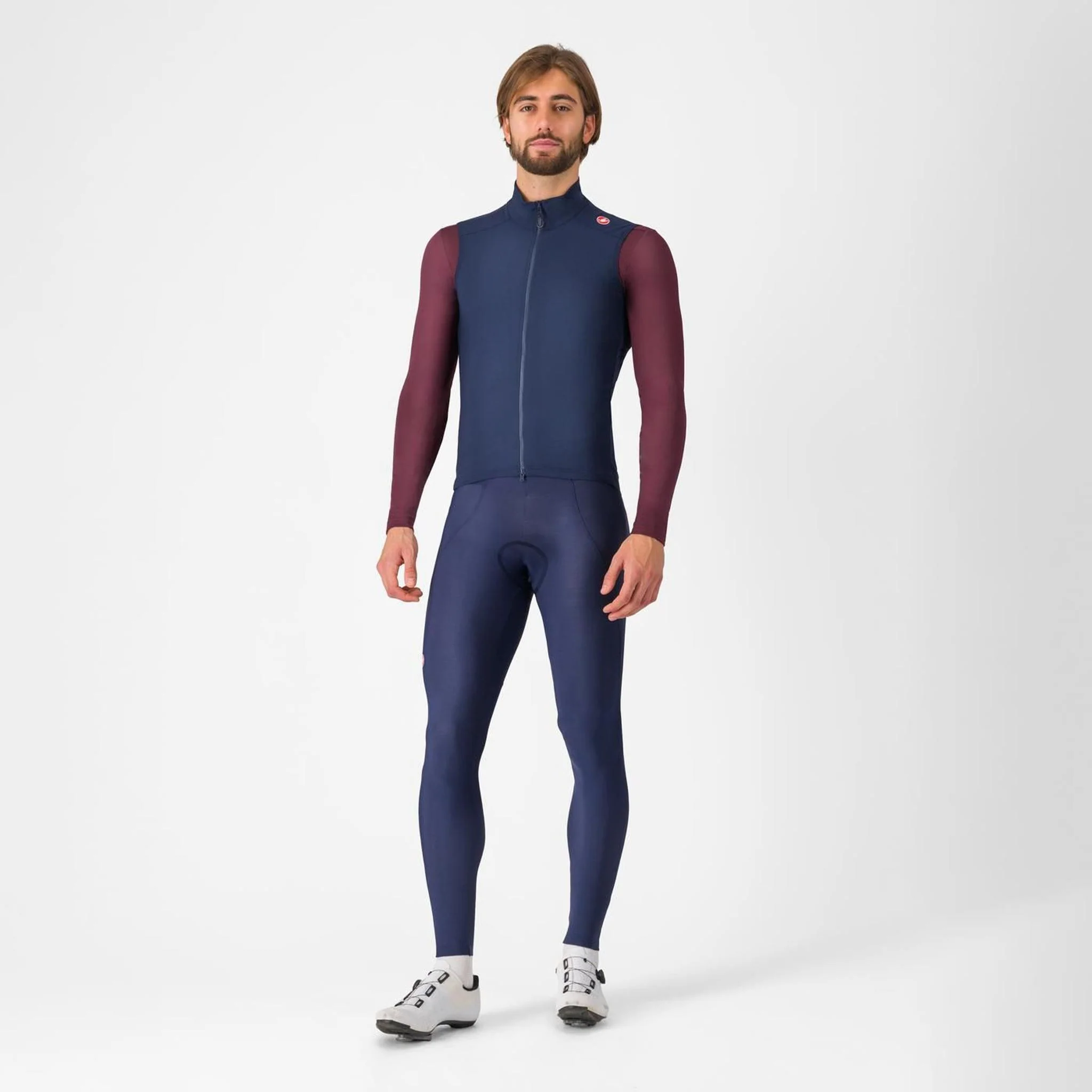 Castelli Men's Espresso Vest Belgian Blue - Image 5