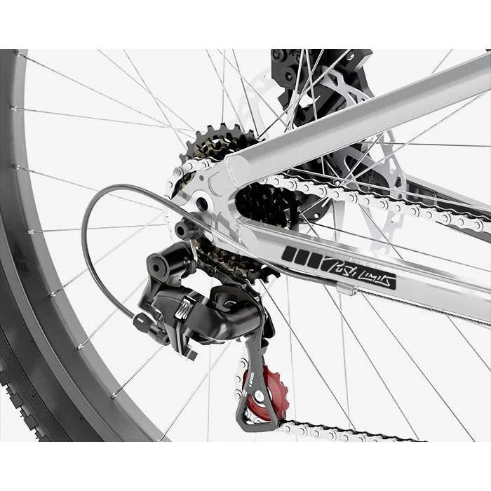 Vuly Classic Kids 24'' Mountain Bike Silver/Pink - Image 8