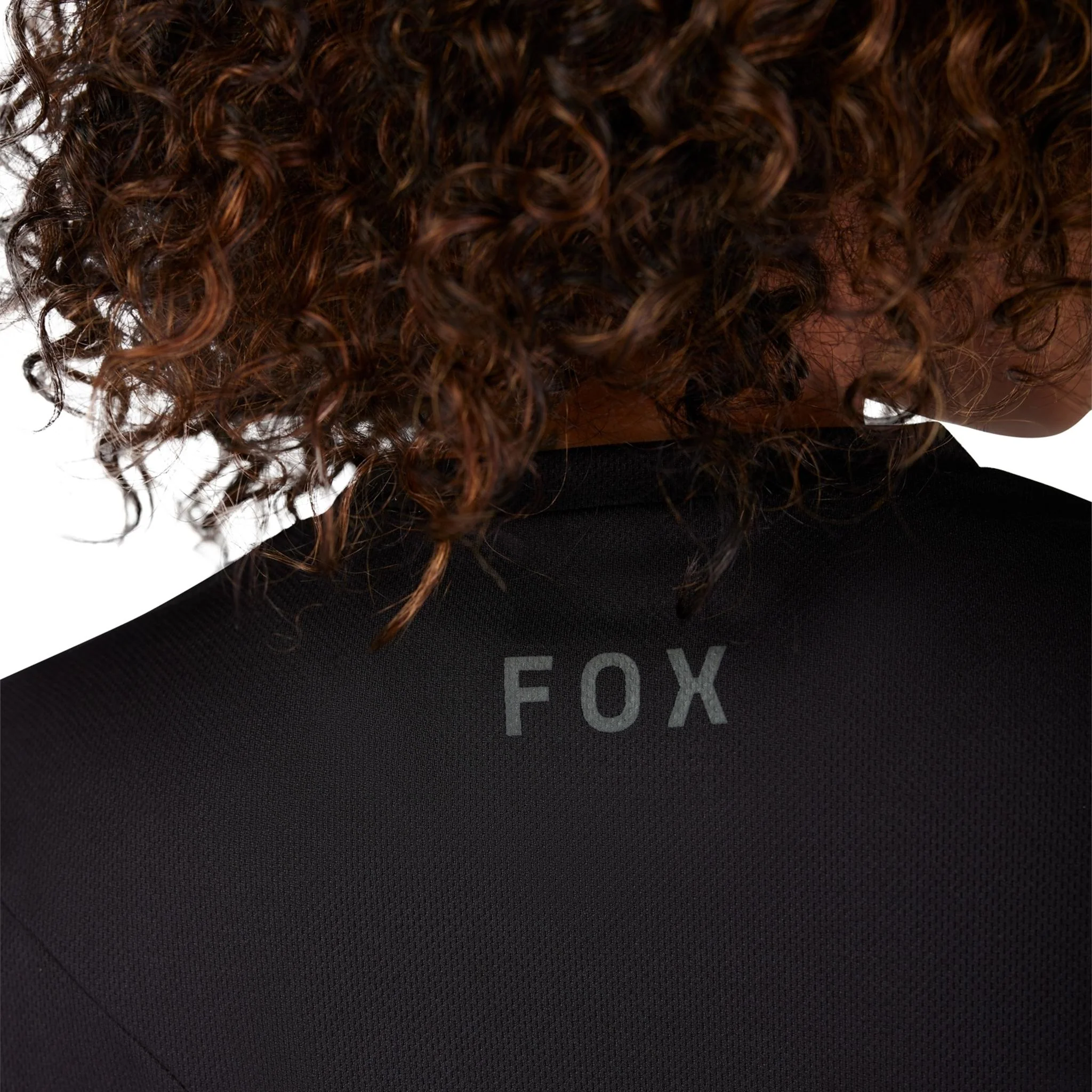 Fox Ranger Womens Long Sleeve MTB Jersey Black/Fox Head - Image 6