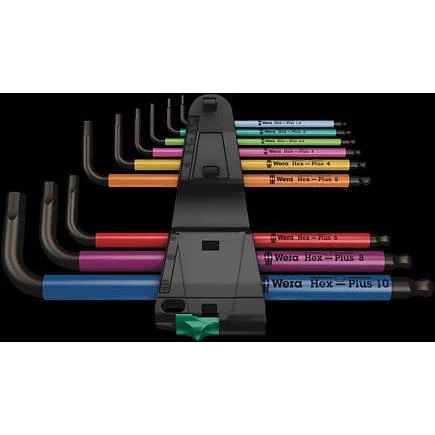 WERA BlackLaser 950/9 Multicolour Hex-Plus Keyset - Image 2