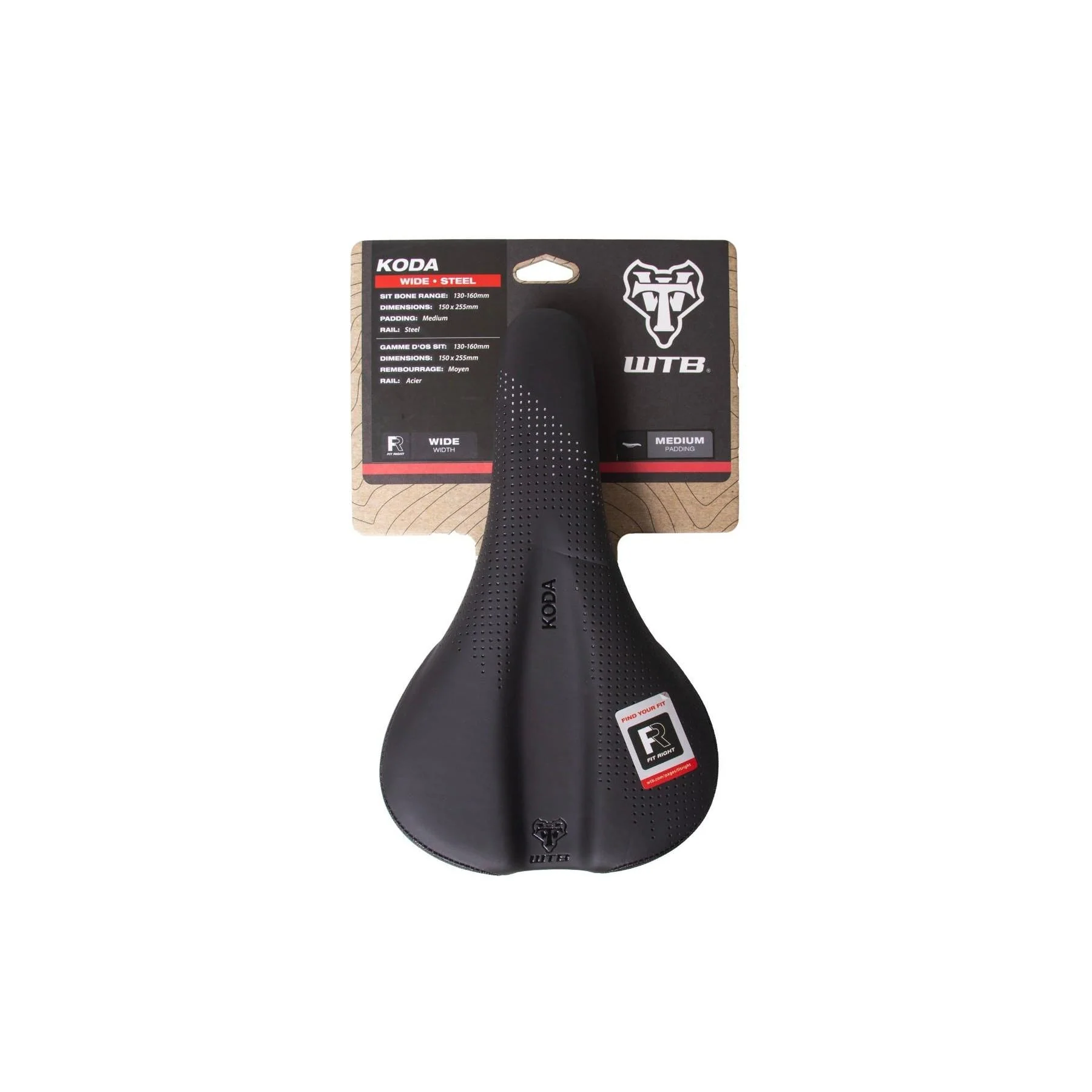 WTB Koda Wide Saddle 255mm - Image 2