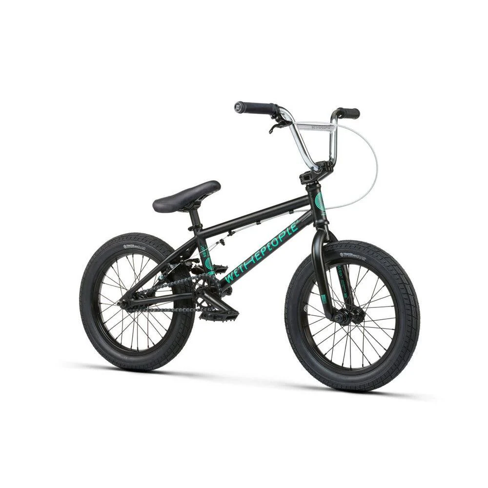 WTP Seed 16 Inch Kid's BMX Bike Bike Matt Black - Image 2