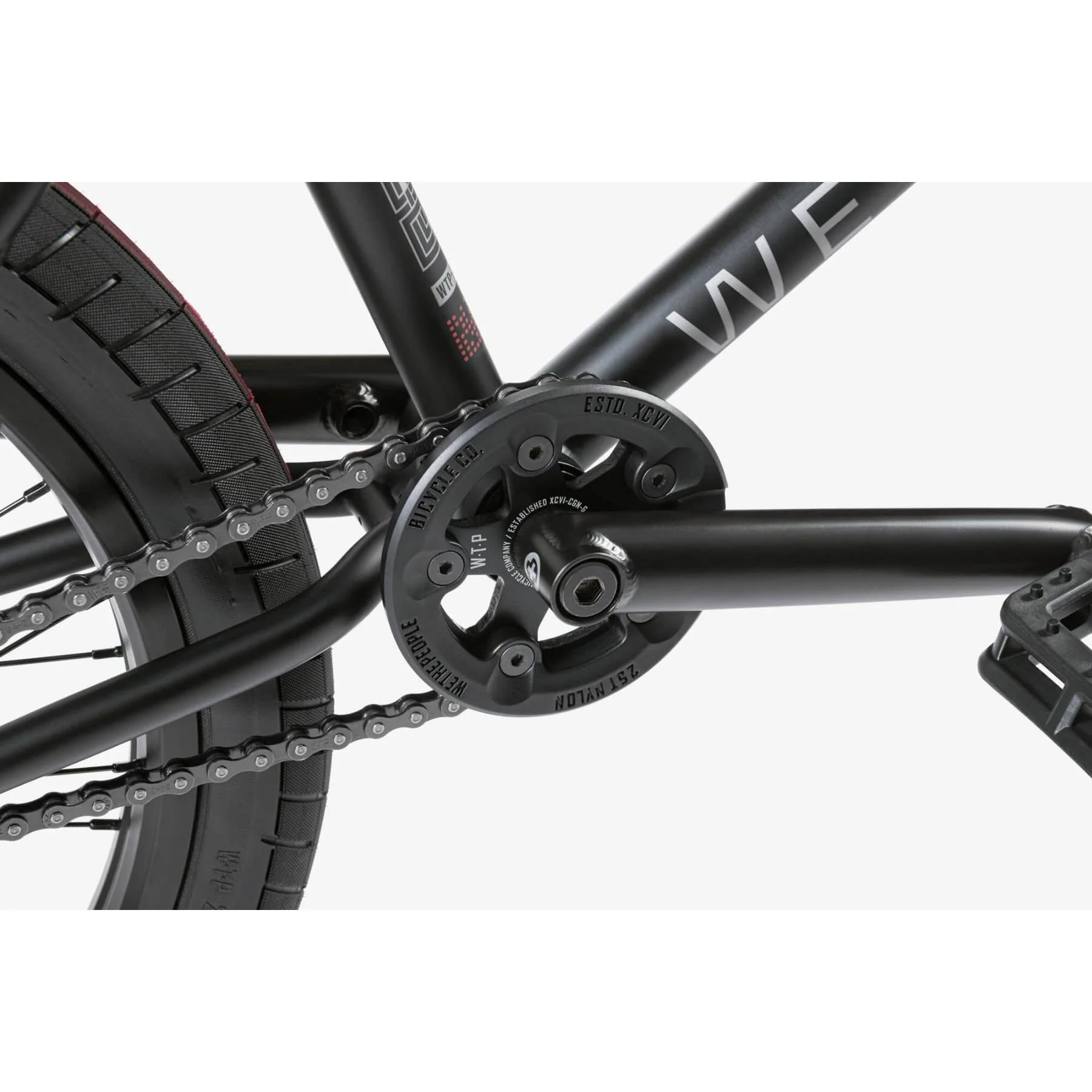 WTP Trust Cassette BMX Bike Matt Black - Image 5