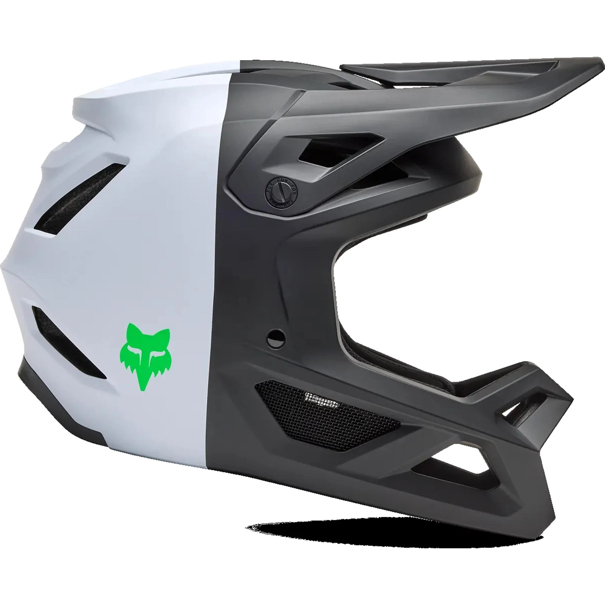 Fox Youth Rampage 5050 MIPS Full Face MTB Helmet Black/White