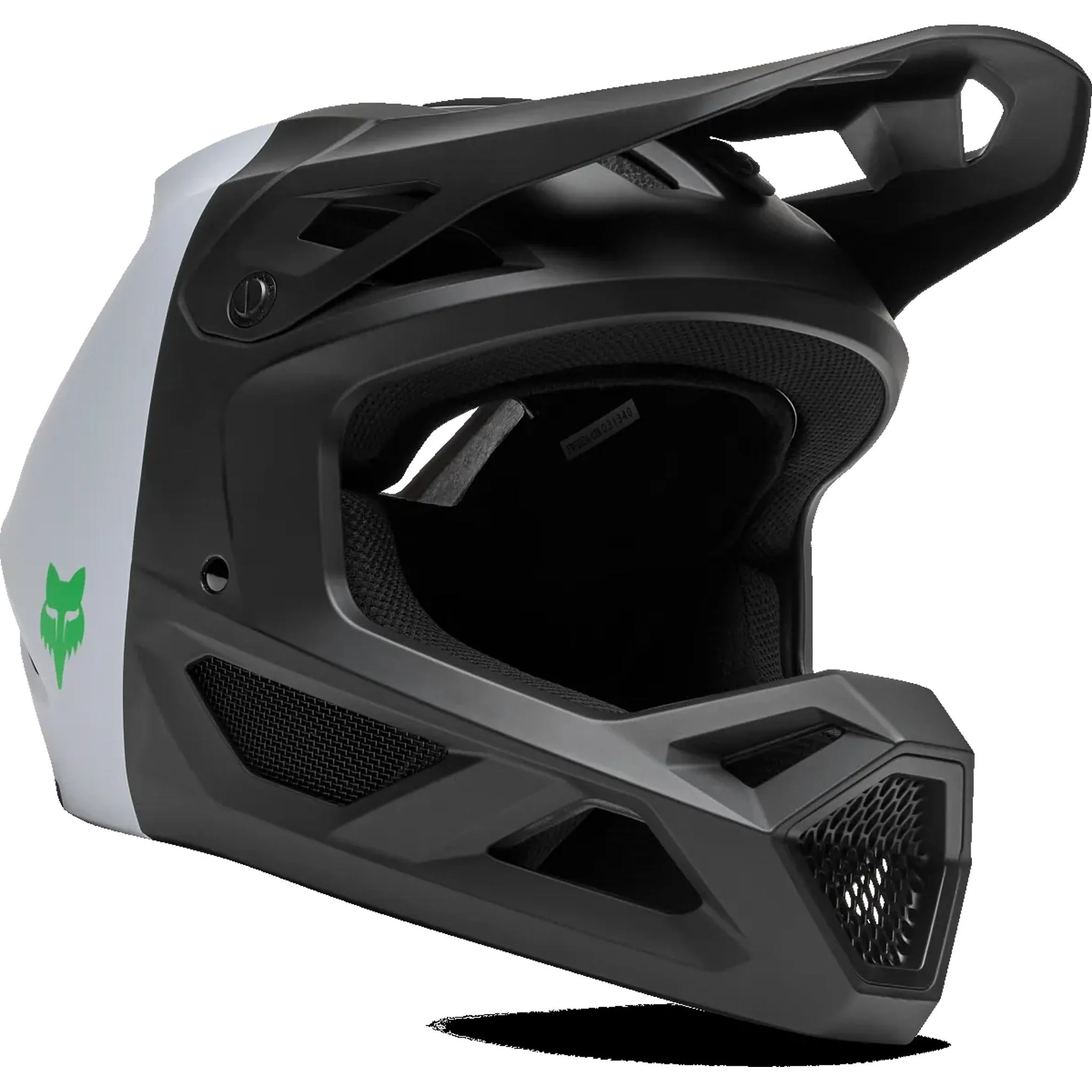 Fox Youth Rampage 5050 MIPS Full Face MTB Helmet Black/White - Image 2