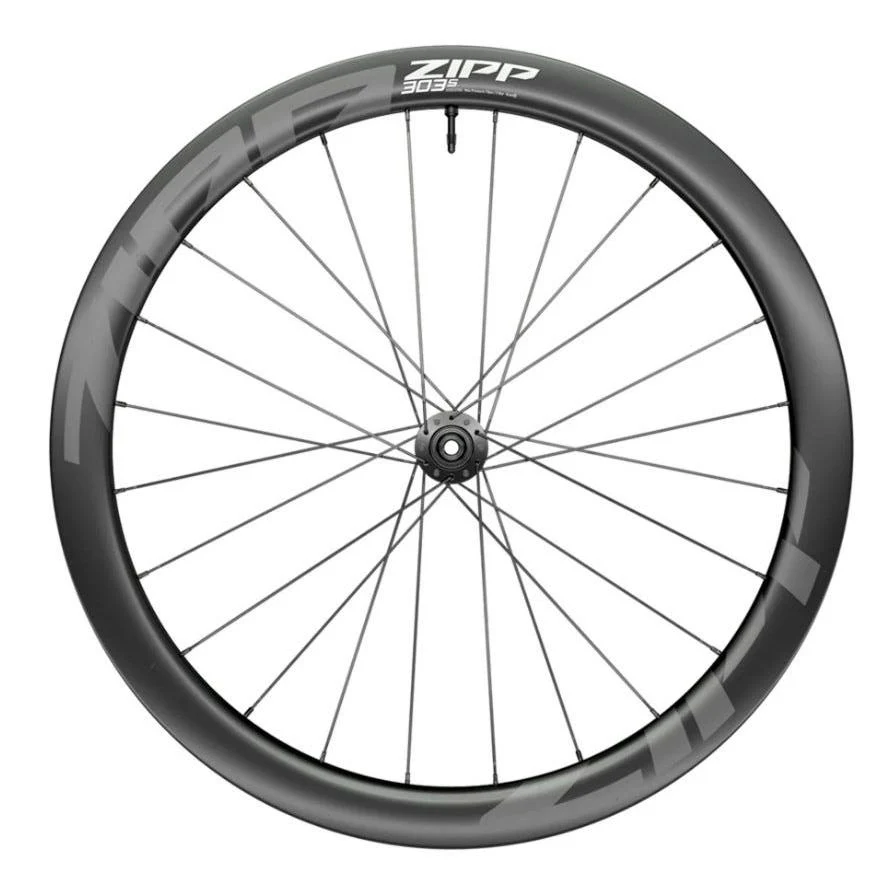 Zipp 303 S Tubeless Carbon Centre Lock Disc Brake Front Wheel 12 X 100mm Black